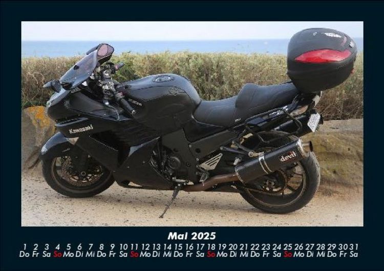 Produktbild: Motorräder 2025 Fotokalender DIN A5