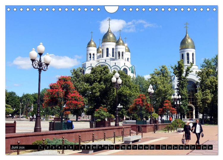 Produktbild: Kaliningrad - Das russische K&ouml;nigsberg (Wandkalender 2026 DIN A4 quer), CALVENDO Monatskalender