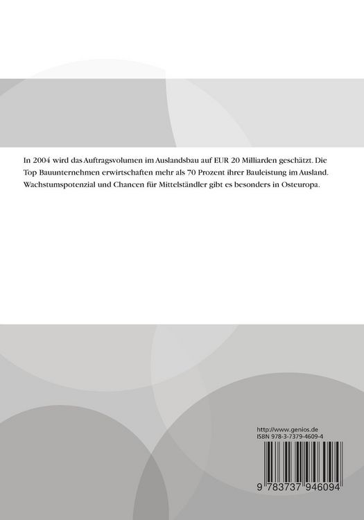 Produktbild: Auslandsbau