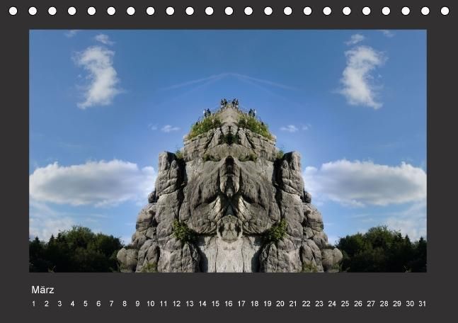 Produktbild: Spiegelwelten - die Externsteine (Tischkalender immerw&auml;hrend DIN A5 quer)