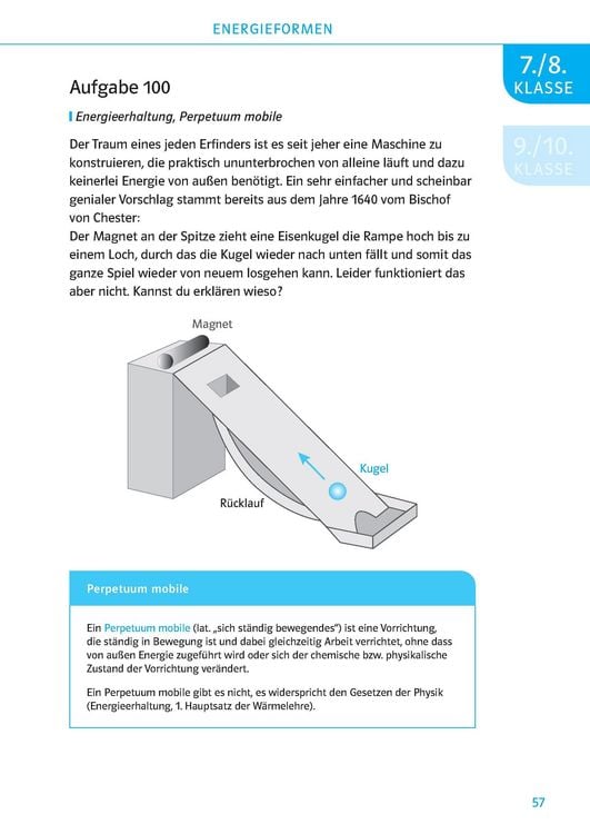 Produktbild: Klett 200 Physik&uuml;bungen wie in der Schule Klasse 7 - 10