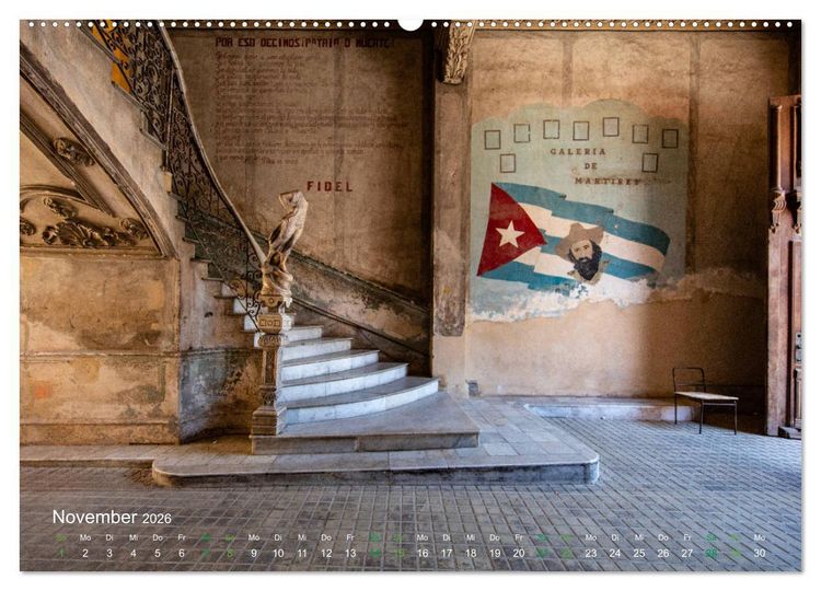 Produktbild: KUBA - Eine Zeitreise (Wandkalender 2026 DIN A2 quer), CALVENDO Monatskalender