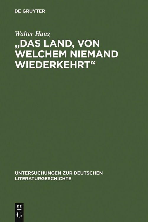 Produktbild: "Das Land, von welchem niemand wiederkehrt"