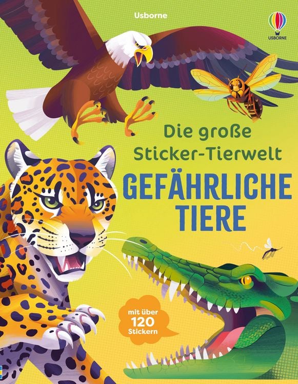 Produktbild: Die gro&szlig;e Sticker-Tierwelt: Gef&auml;hrliche Tiere