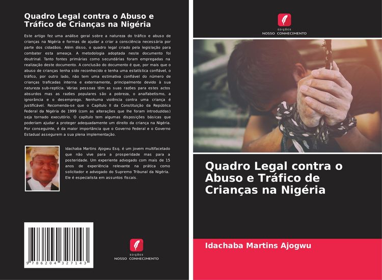 Produktbild: Quadro Legal contra o Abuso e Tr&aacute;fico de Crian&ccedil;as na Nig&eacute;ria