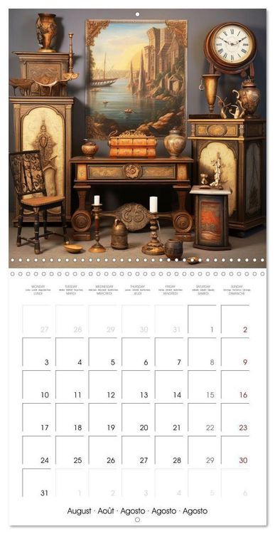 Produktbild: Splendeurs de la Gr&egrave;ce Antique (Calendrier mural carr&eacute; 2026 30x30 cm) Calendrier double avec une page pour vos prises de notes