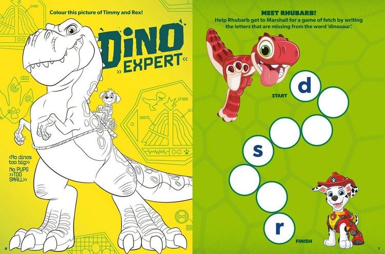 Produktbild: PAW Patrol: The Dino Movie Sticker Activity Book
