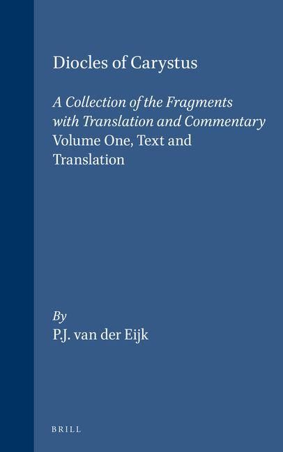 Produktbild: Diocles of Carystus. Volume One, Text and Translation