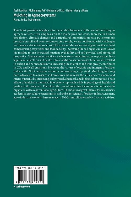 Produktbild: Mulching in Agroecosystems