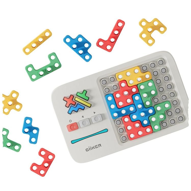 Produktbild: GiiKER Super Blocks Logikspiel, Muster- & Formpuzzle mit 1000+ Aufgaben, Spielkonsole