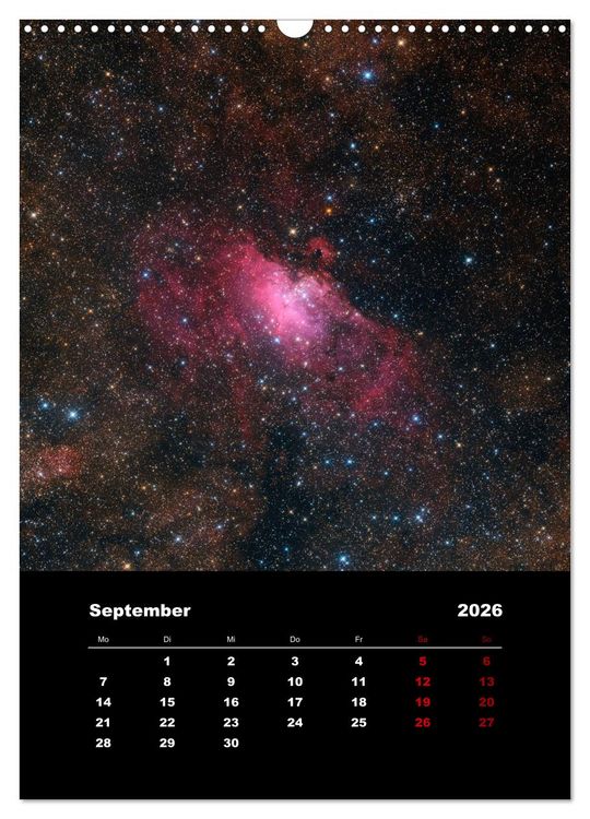 Produktbild: Das Universum (Wandkalender 2026 DIN A3 hoch), CALVENDO Monatskalender
