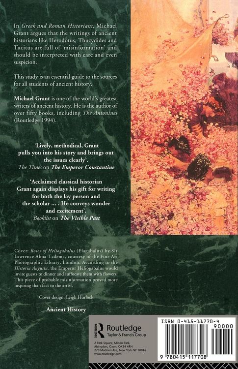 Produktbild: Greek and Roman Historians
