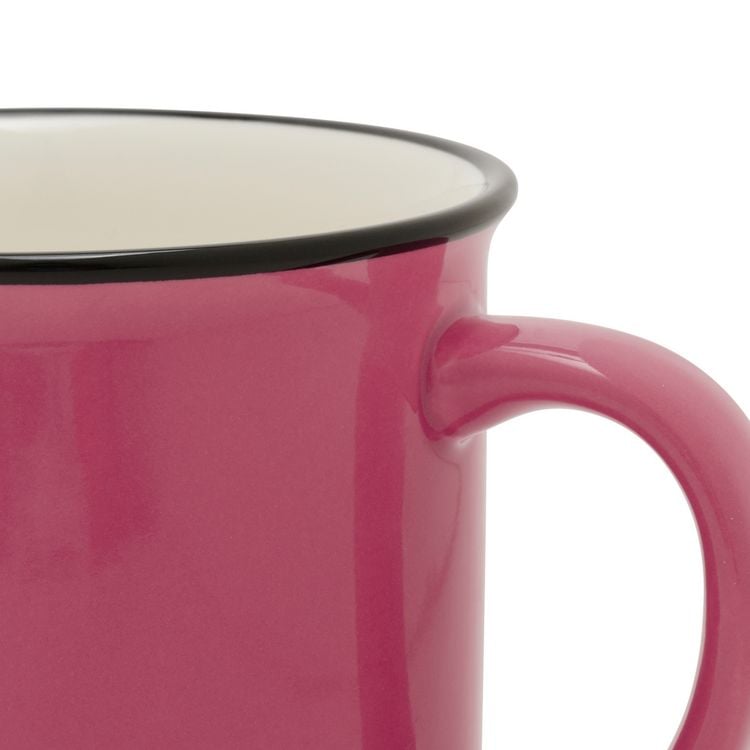 Produktbild: Kaffeetasse Emaillelook, Pink Matcha