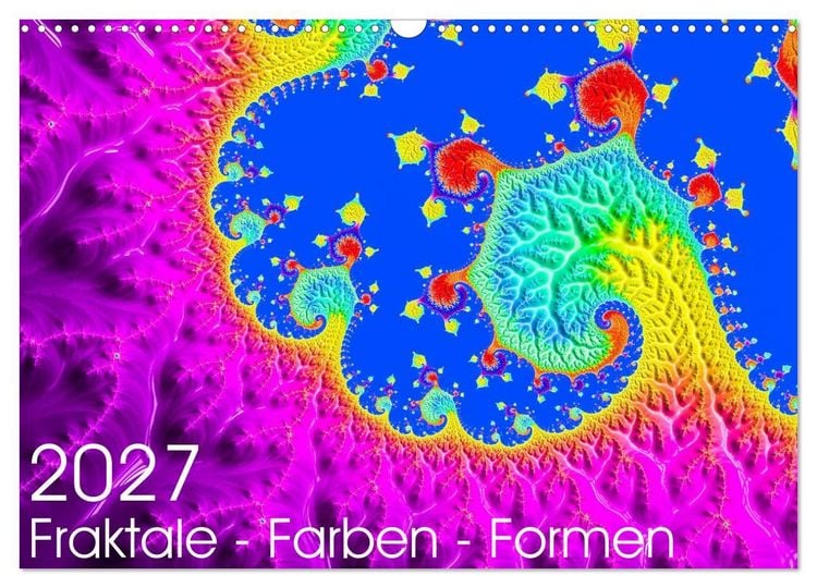 Produktbild: Fraktale - Farben - Formen 2027 (Wandkalender 2027 DIN A3 quer), CALVENDO Monatskalender