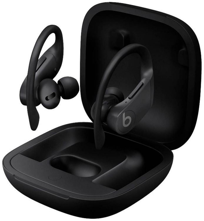 Produktbild: Beats Powerbeats Pro In Ear Kopfhörer Bluetooth® Stereo Schwarz Mikrofon-Rauschunterdrückung Ladecase, Schweißresistent, Wasserabweisend, Ohrbü