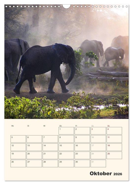 Produktbild: Kenia &ndash; Terminplaner (Wandkalender 2026 DIN A3 hoch), CALVENDO Monatskalender