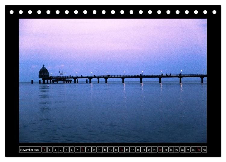 Produktbild: Usedom - Tr&auml;ume einer Insel (Tischkalender 2026 DIN A5 quer), CALVENDO Monatskalender