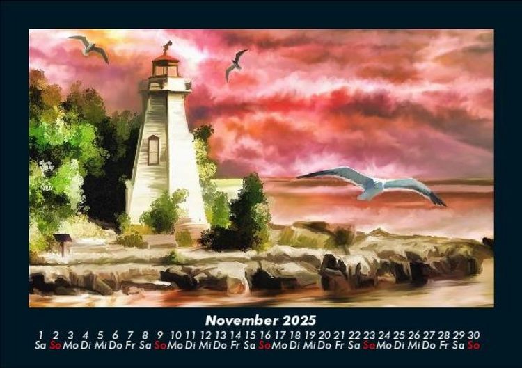 Produktbild: Kunstkalender 2025 Fotokalender DIN A5