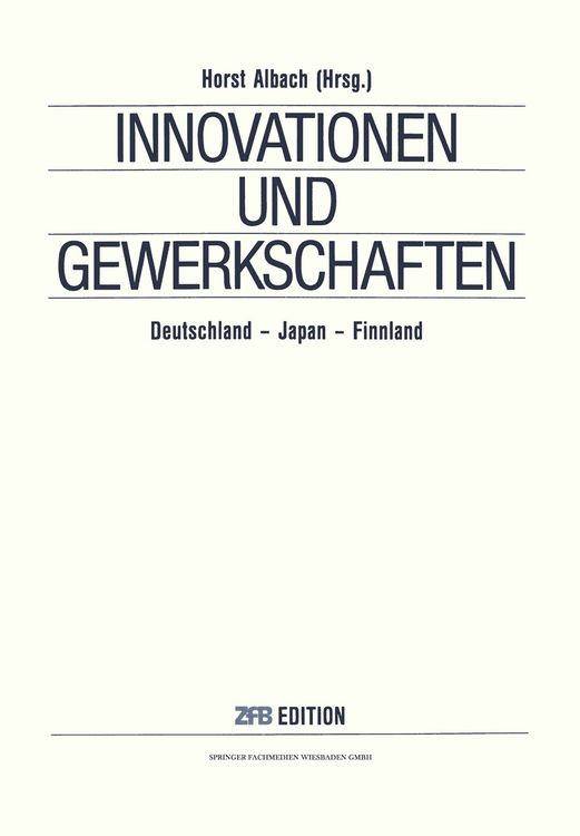 Produktbild: Innovationen und Gewerkschaften