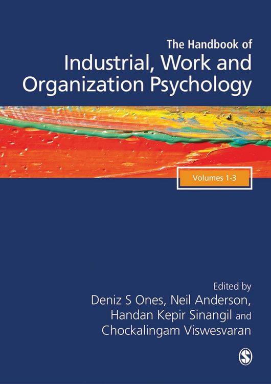 Produktbild: The SAGE Handbook of Industrial, Work & Organizational Psychology, 3v