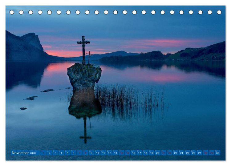 Produktbild: Salzkammergut und Eisenwurzen (Tischkalender 2026 DIN A5 quer), CALVENDO Monatskalender