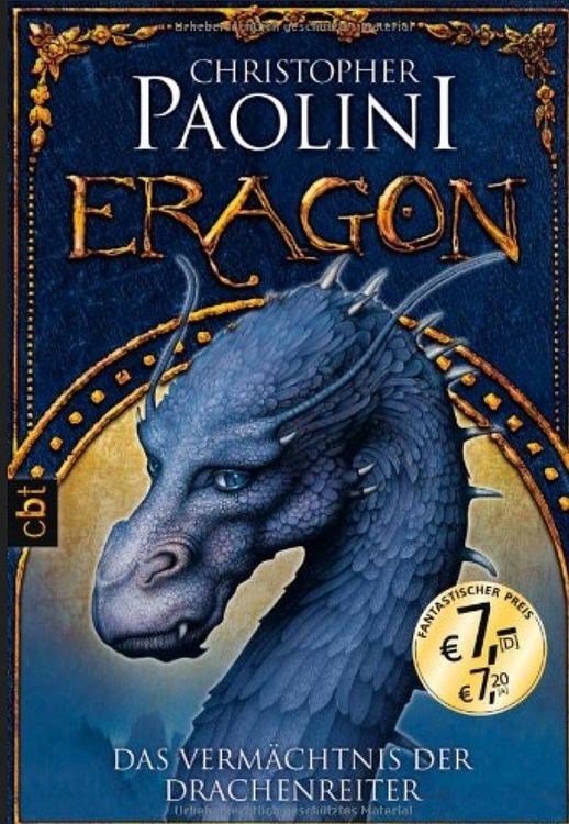 Produktbild: Eragon 01. Das Verm&auml;chtnis der Drachenreiter