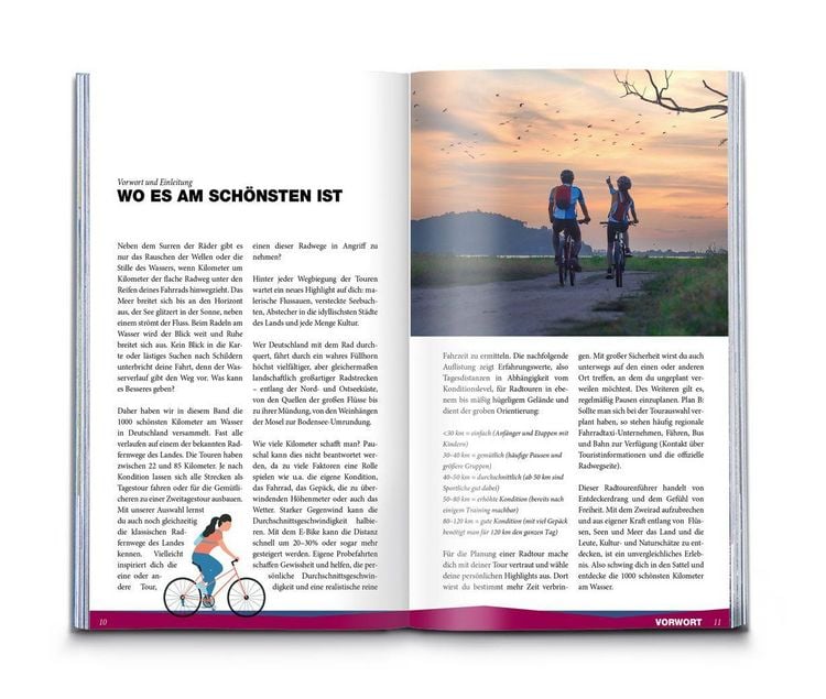 Produktbild: Die 1000 sch&ouml;nsten Fahrradkilometer am Wasser
