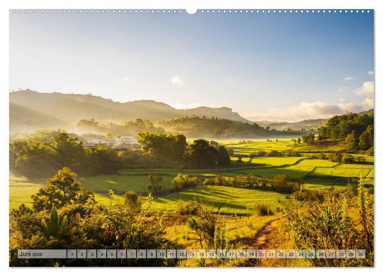Produktbild: Myanmar - Reise durch das alte Burma (Wandkalender 2026 DIN A2 quer), CALVENDO Monatskalender