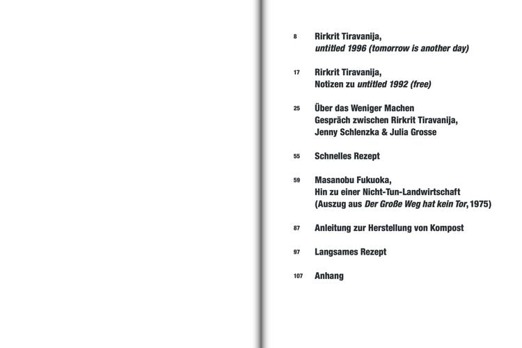 Produktbild: Rirkrit Tiravanija: &Uuml;ber das Weniger Machen