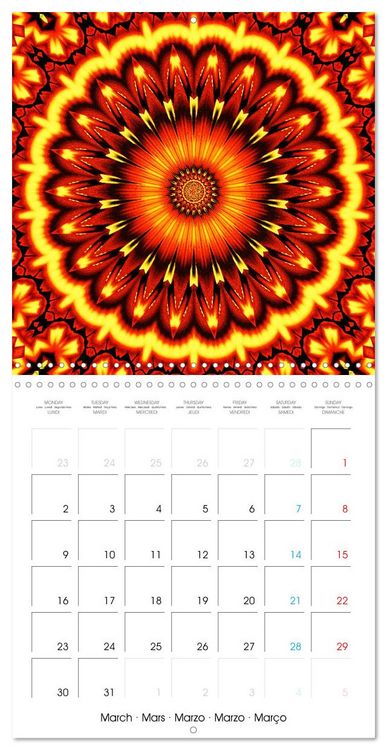 Produktbild: Invitation au voyage introspectif (Calendrier mural carr&eacute; 2026 30x30 cm) Calendrier double avec une page pour vos prises de notes