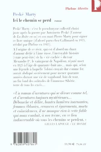 Produktbild: Ici le chemin se perd