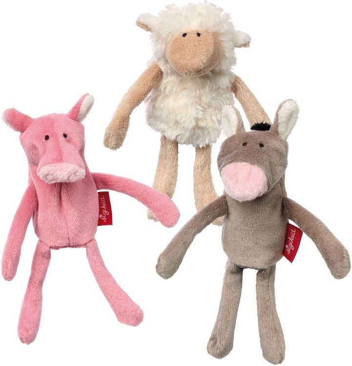 Produktbild: sigikid 41565 - Fingerpuppenset Bauernhof, 3er Set