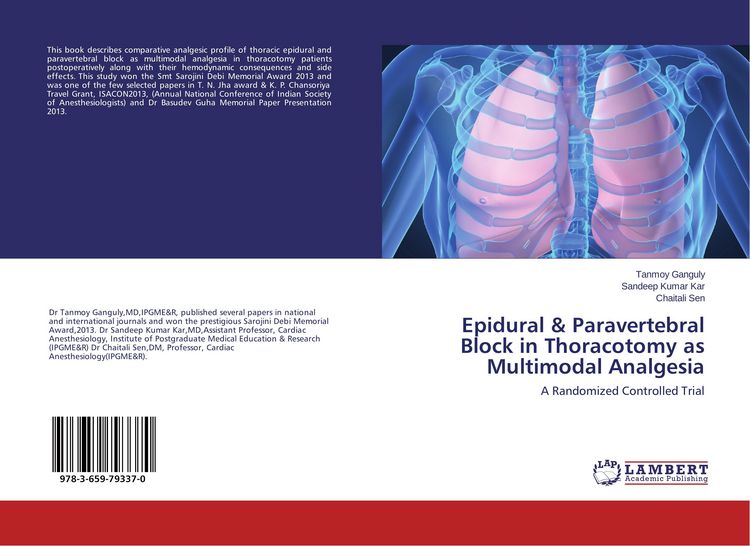 Produktbild: Epidural & Paravertebral Block in Thoracotomy as Multimodal Analgesia