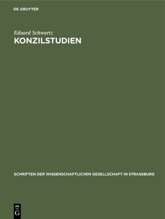 Produktbild: Konzilstudien