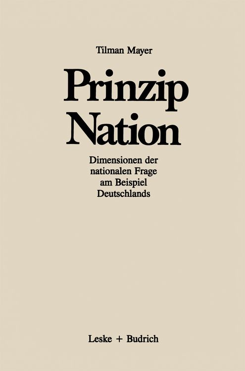 Produktbild: Prinzip Nation