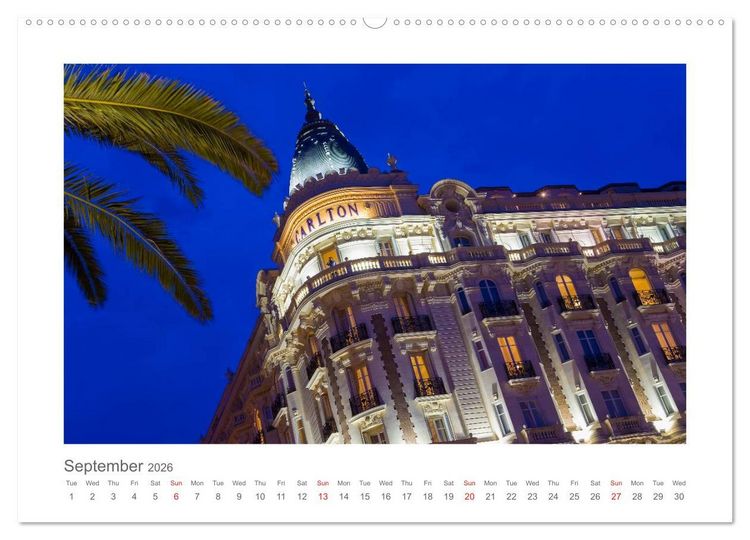 Produktbild: French Riviera moments (High Quality Premium Wall Calendar 2026 DIN A2 landscape),CALVENDO 12 Month Wall Calendar