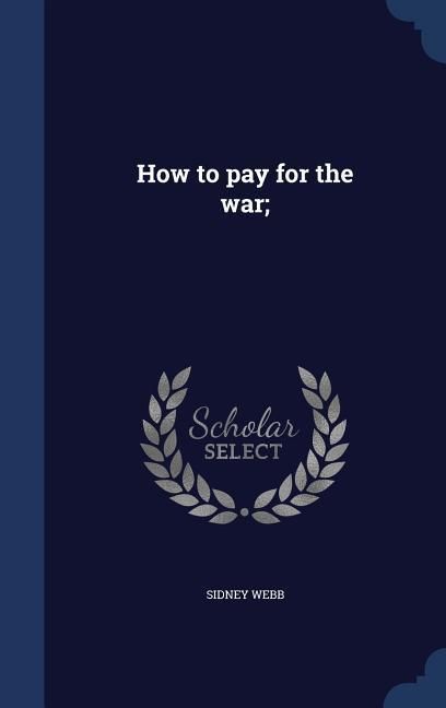 Produktbild: How to pay for the war;