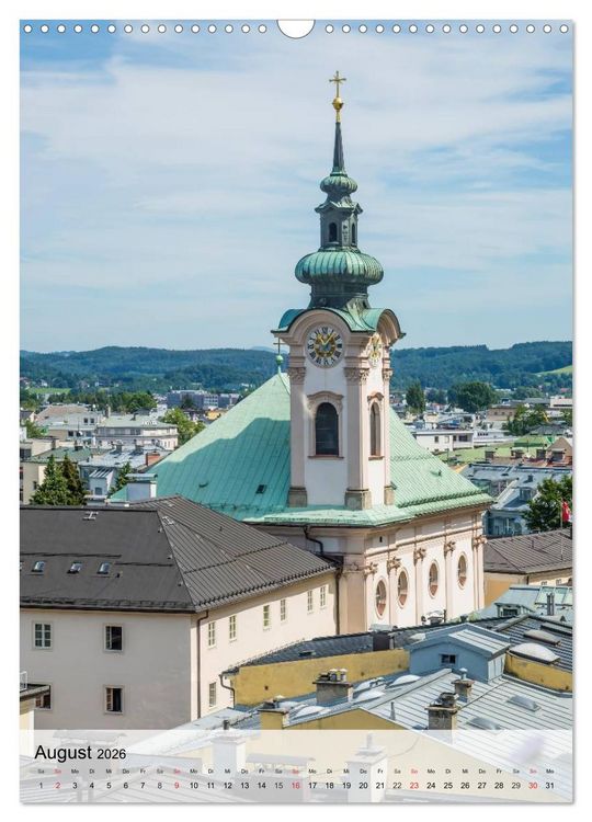 Produktbild: SALZBURG Grandiose Ausblicke (Wandkalender 2026 DIN A3 hoch), CALVENDO Monatskalender
