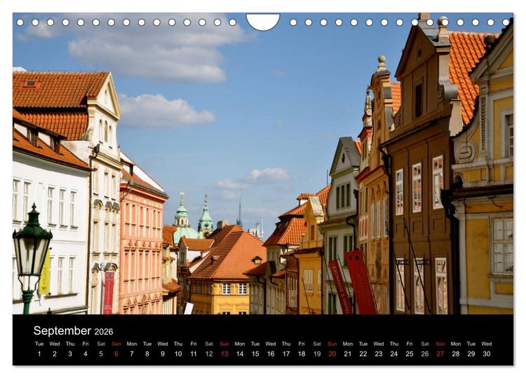 Produktbild: Prague in my heart (Wall Calendar 2026 DIN A4 landscape), CALVENDO 12 Month Wall Calendar