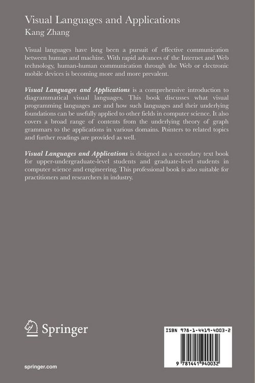 Produktbild: Visual Languages and Applications