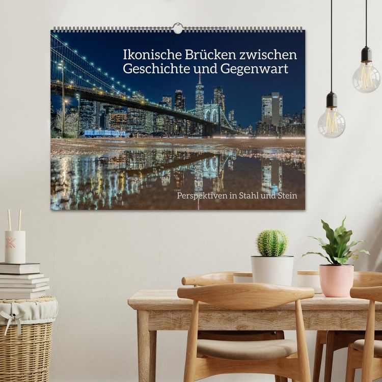 Produktbild: Ikonische Br&uuml;cken zwischen Geschichte und Gegenwart (Wandkalender 2026 DIN A2 quer), CALVENDO Monatskalender