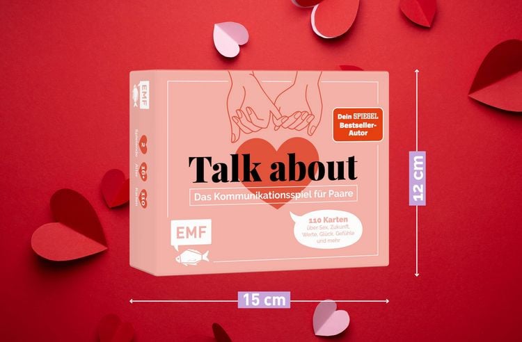 Produktbild: Kartenspiel: Talk about &ndash; Das Kommunikationsspiel f&uuml;r Paare