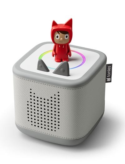Produktbild: Toniebox 2 Mondgrau Starter Set Kreativ-Tonie Rot