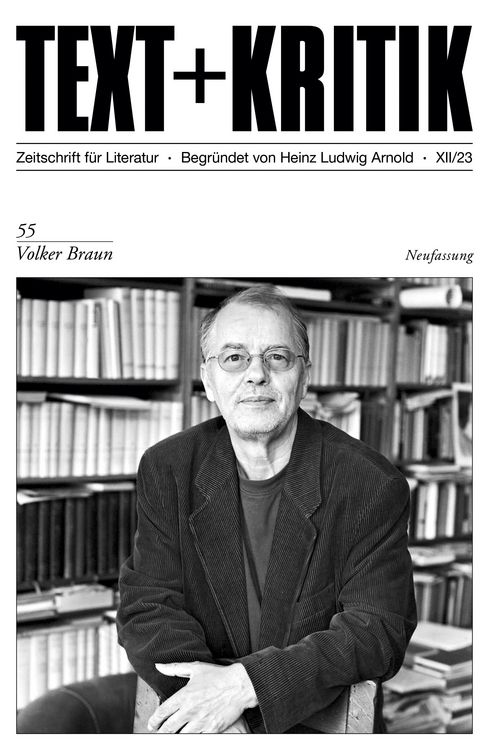 Produktbild: TEXT + KRITIK Heft 55 - Volker Braun