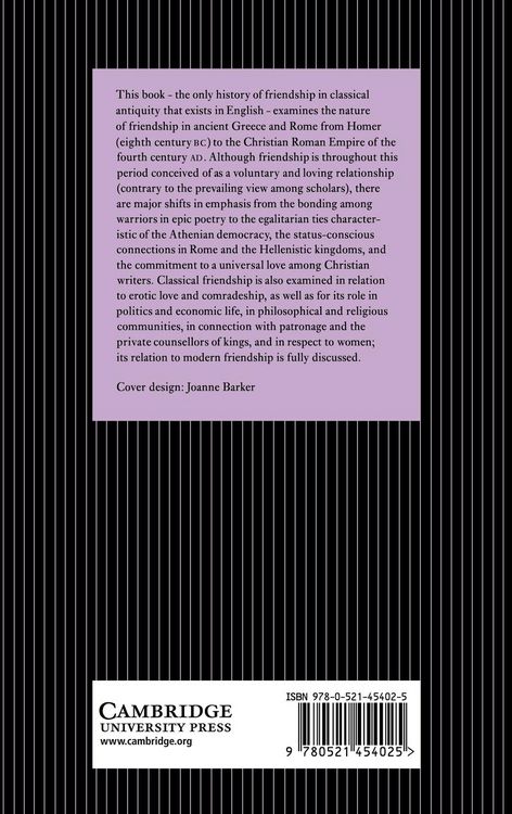 Produktbild: Friendship in the Classical World
