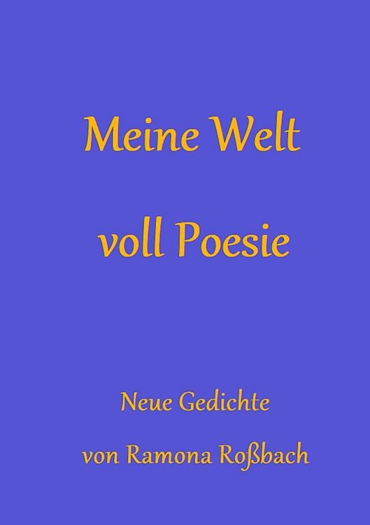 Produktbild: Meine Welt voll Poesie