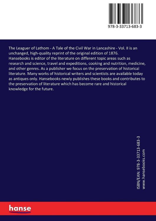 Produktbild: The Leaguer of Lathom