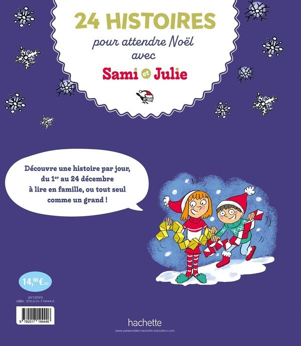 Produktbild: 24 histoires pour attendre No&euml;l avec Sami et Julie