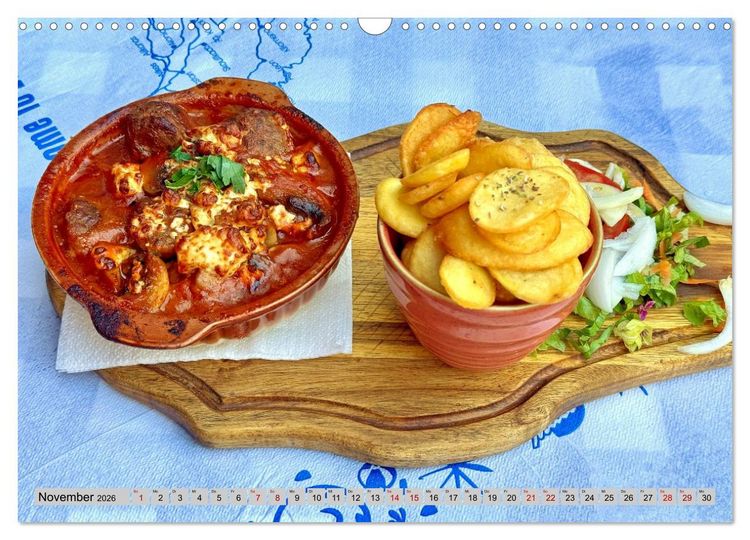 Produktbild: Griechisch Lecker (Wandkalender 2026 DIN A3 quer), CALVENDO Monatskalender