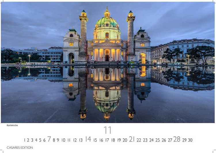 Produktbild: Wien Kalender 2027 &ndash; Wandkalender | Fotokalender | &Ouml;sterreich Kalender | Alpenl&auml;nder 24x35cm - Beeindruckende Bilder von Wien&rsquo;s sch&ouml;nsten Sehensw&uuml;rdigkeiten